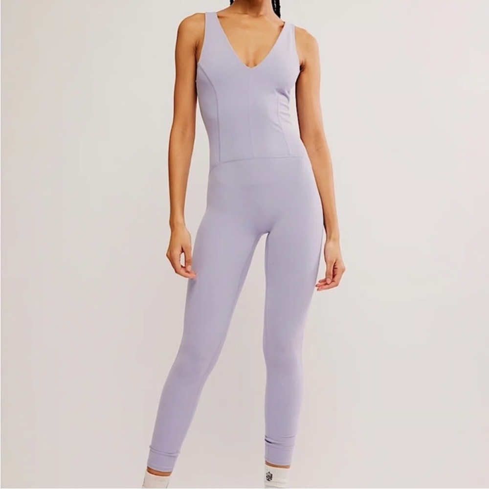Free People Never Better Strappy Back Jumpsuit